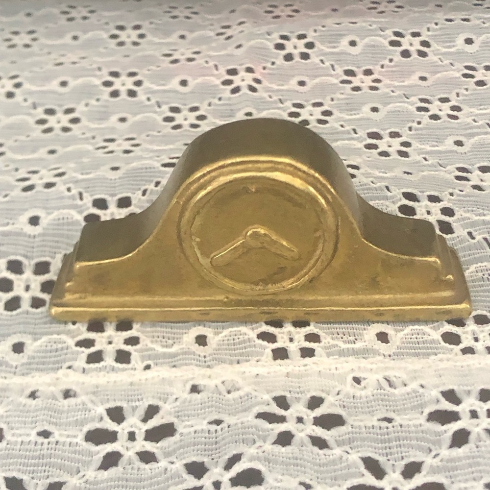 Solid Brass Decorative Clock Topper Made in Canada - Picture 6 of 7